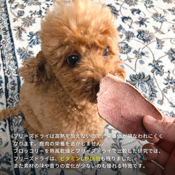 【新商品】鹿肉 フリーズドライ ス 【パラパラミンチ】 国産 無添加 フード