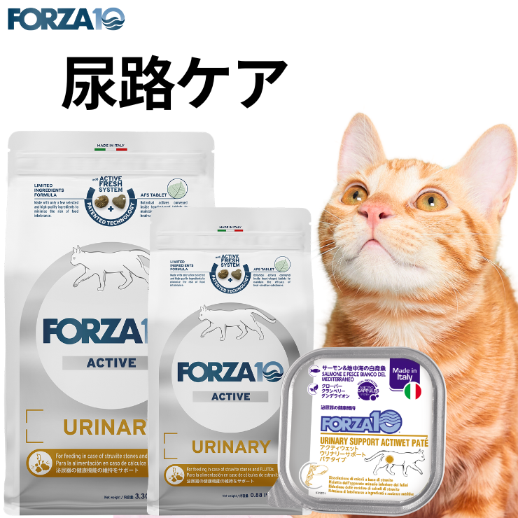 フォルツァ 猫 下部尿路 尿路結石 尿ケア フード ストルバイト 療法食 キャットフード Forza10