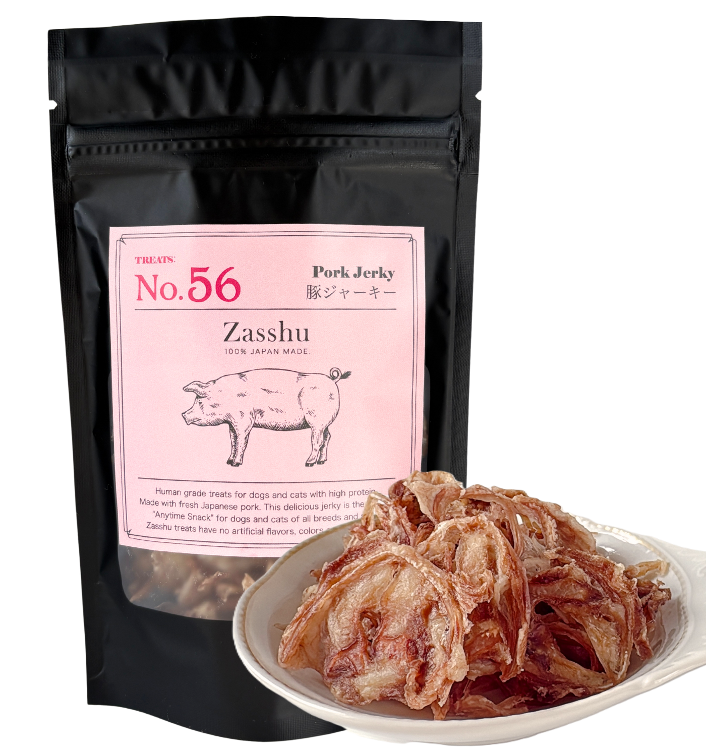 [New product] No.45 Venison freeze-dried jerky Domestic additive-free dog cat snack