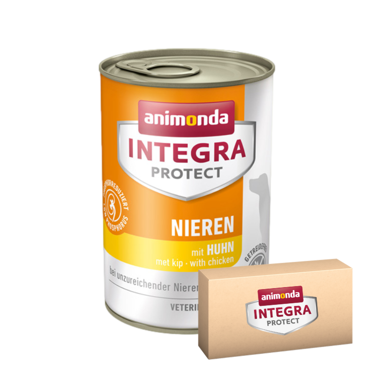 Animonda Dog Diet Integra Protect Kidney Care (Low Phosphorus) Gluten Free Chicken Wet Food 400g Chicken (86402) 