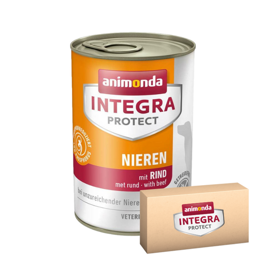 Animonda Dog Diet Integra Protect Kidney Care (Low Phosphorus) Gluten Free Cattle Wet Food 400g Beef (86404) 