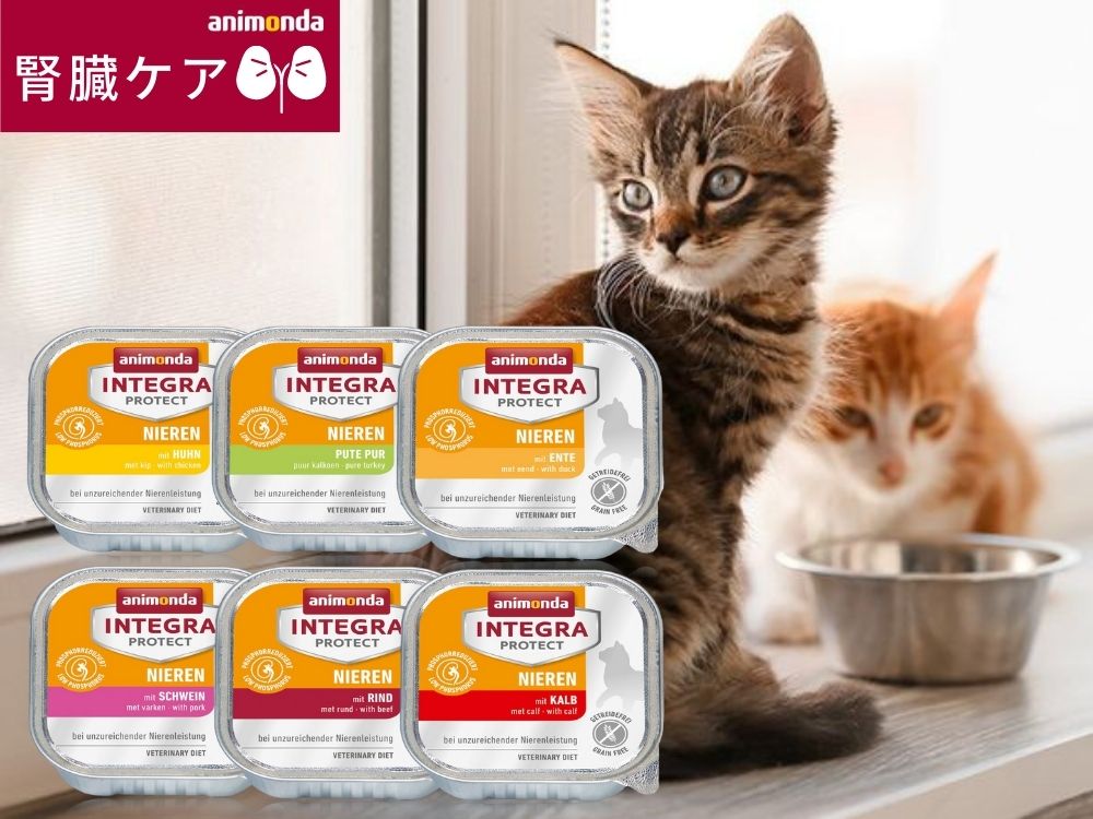 アニモンダ 猫用 療法食 インテグラプロテクト 腎臓ケア (低リン) 各種 グルテンフリー  ウェットフード